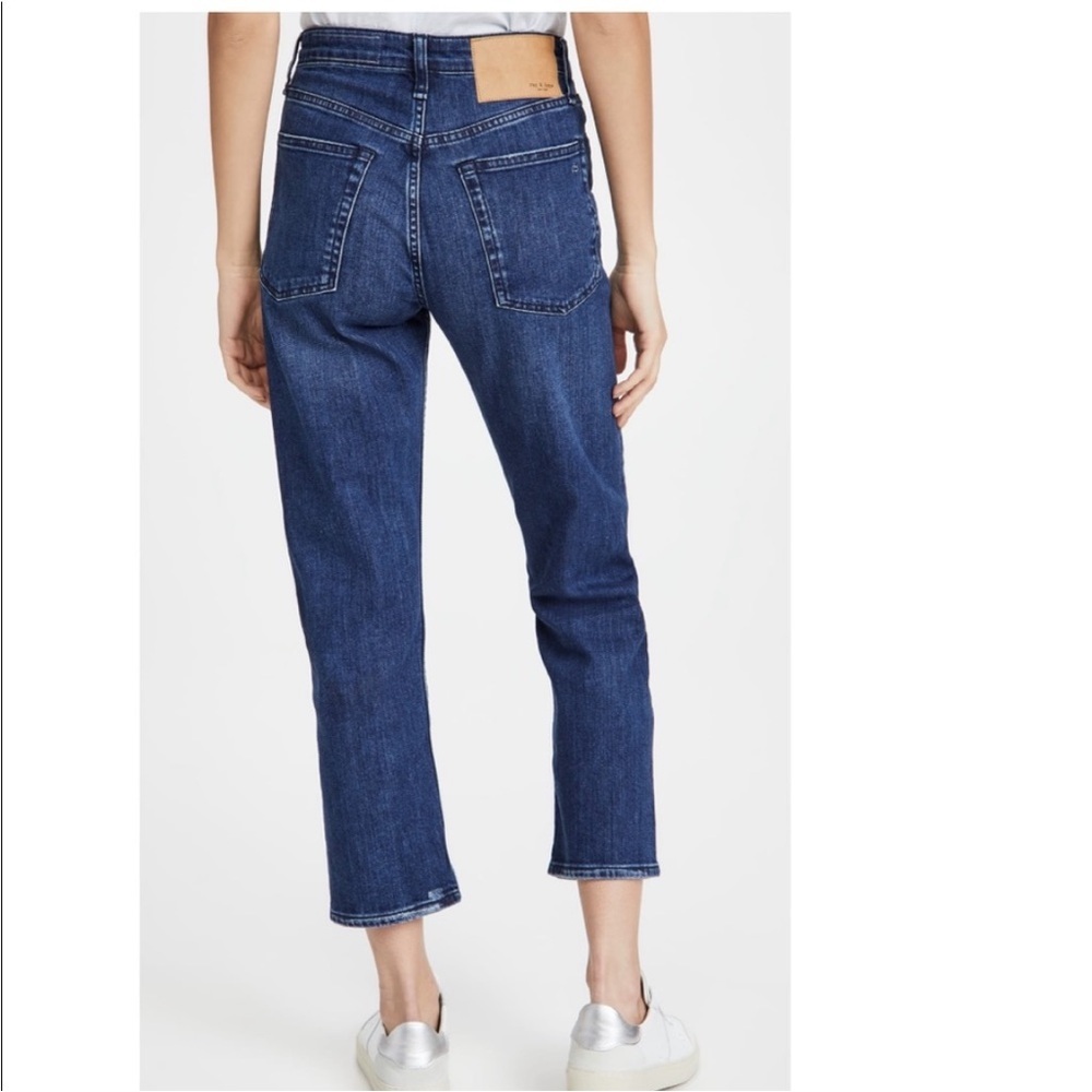 rag & bone maya high-rise ankle slim jeans size 29 - Picture 2 of 11
